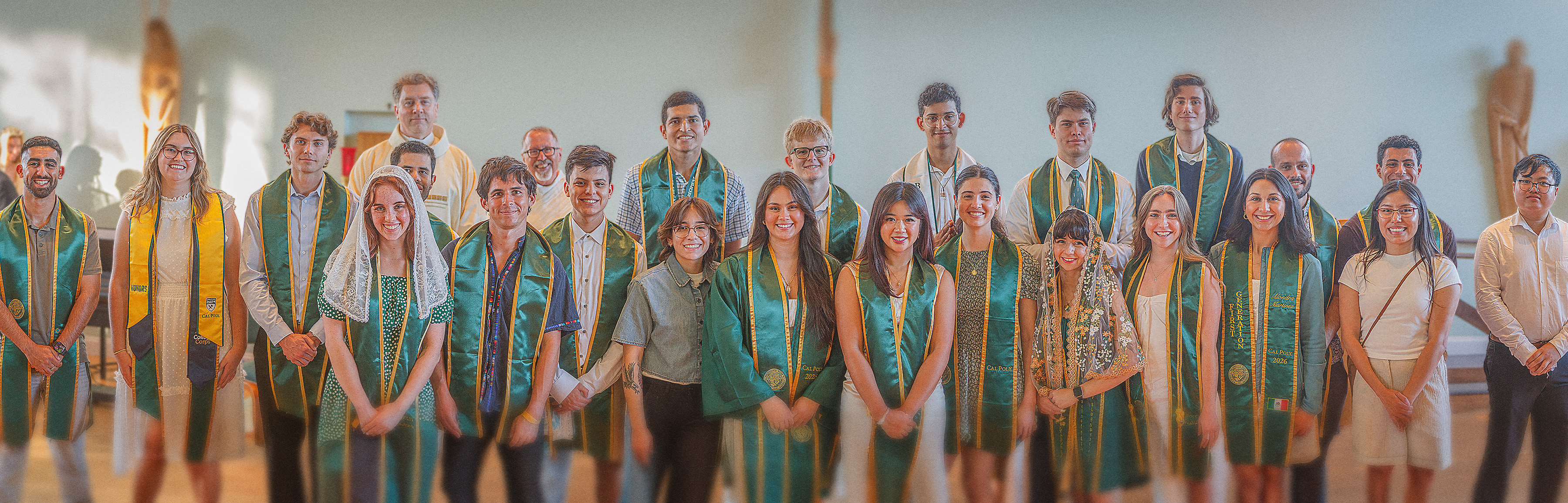 SLO Newman graduates gathered at Mass